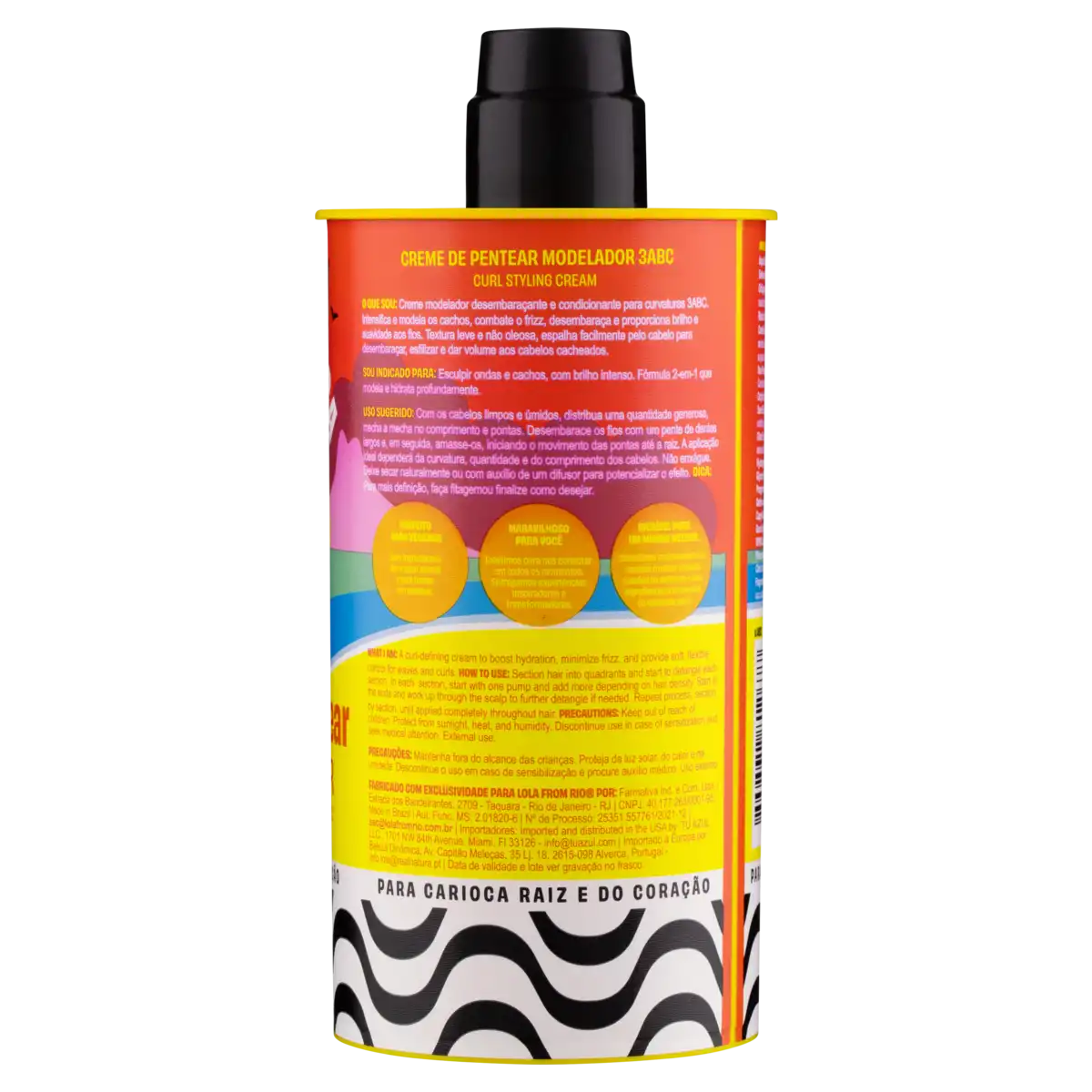 Creme para Pentear Lola from Rio Ela é Carioca Frasco 480g
