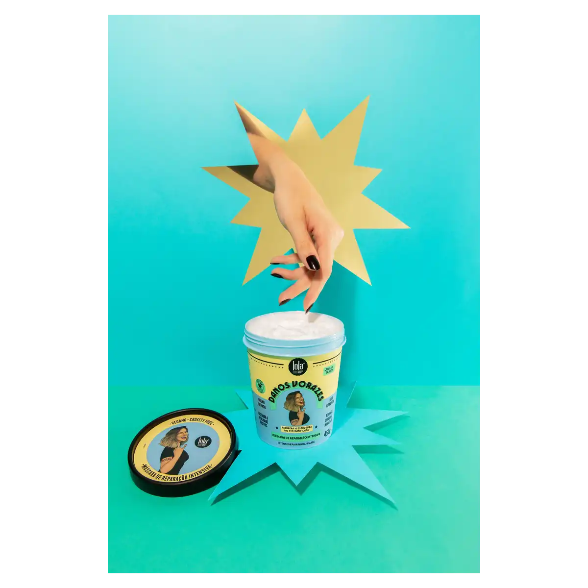 Máscara de Reparação Intensiva Lola from Rio Danos Vorazes Pote 450g