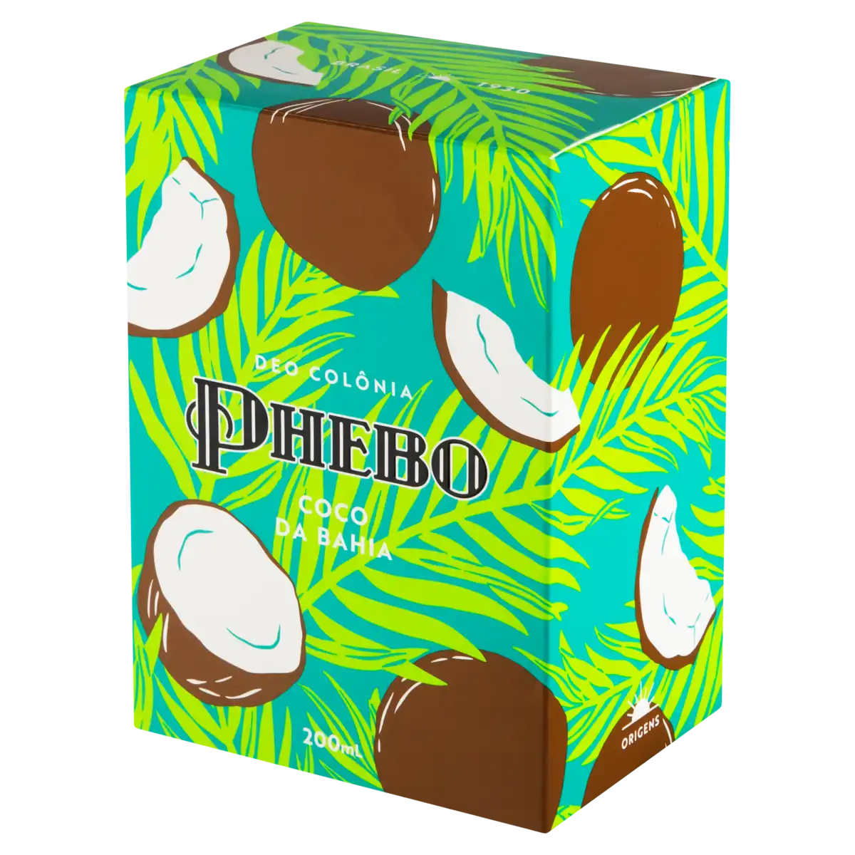 Deo Colônia Coco da Bahia Phebo Caixa 200ml