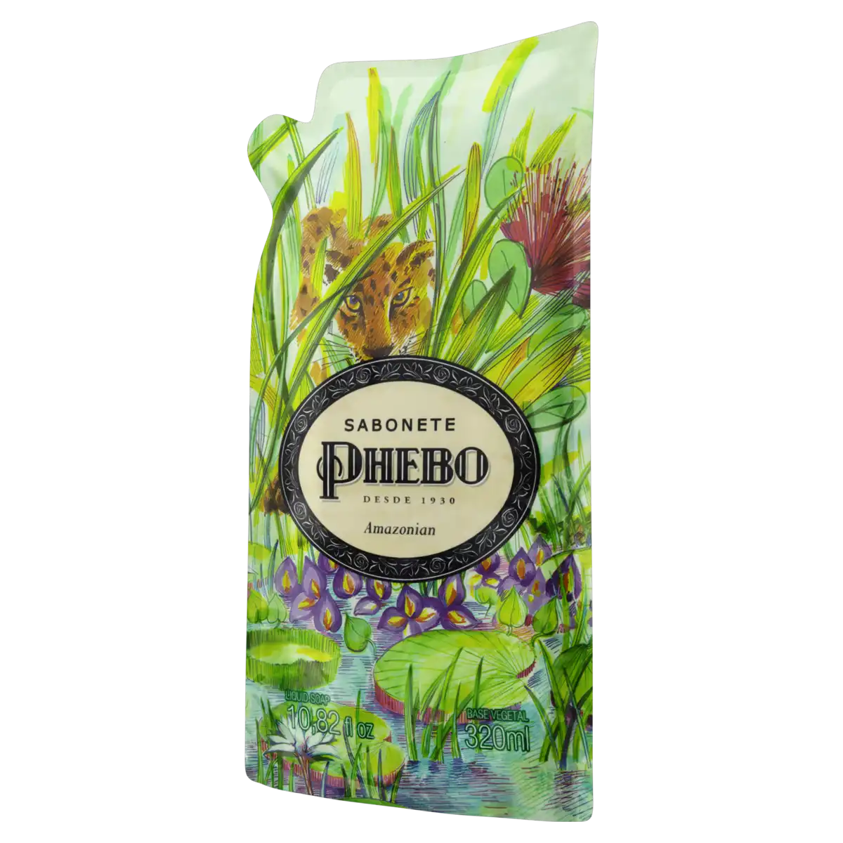 Sabonete Líquido Amazonian Phebo Sachê 320ml Refil
