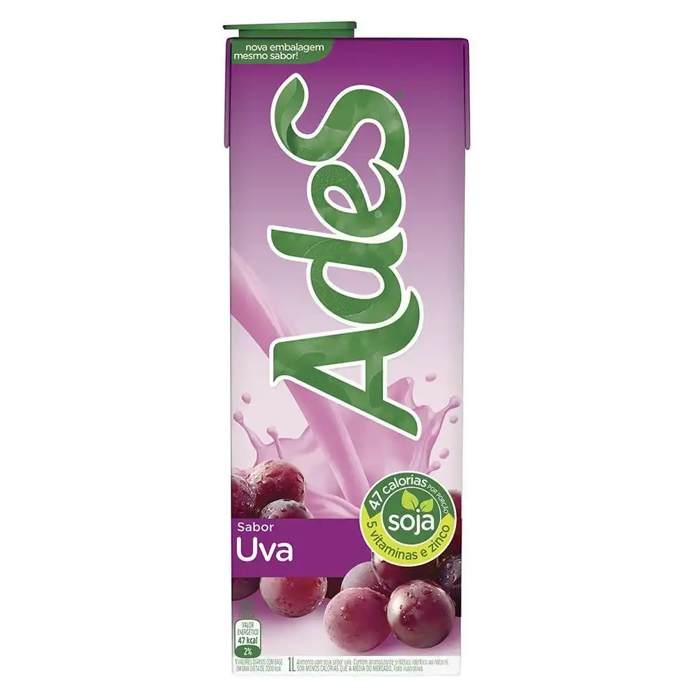 Suco Ades 1lt Uva