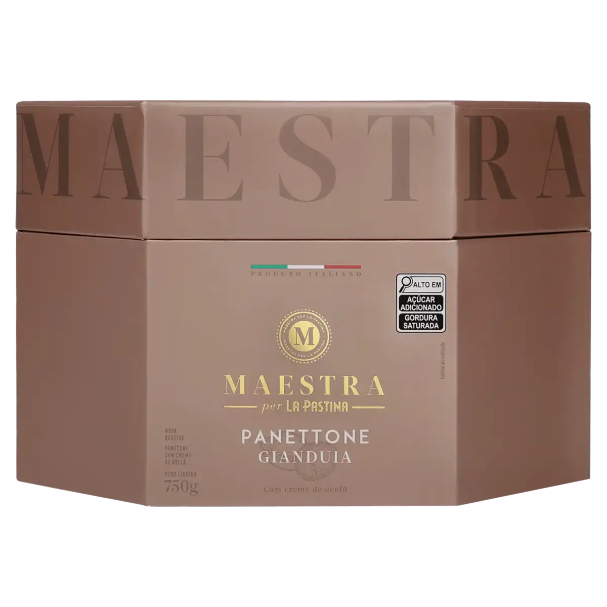 Panettone Gianduia La Pastina Maestra Caixa 750g