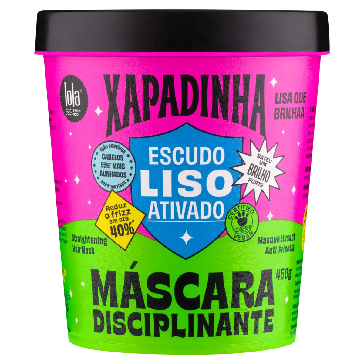 Máscara Disciplinante Lola from Rio Xapadinha Pote 450g