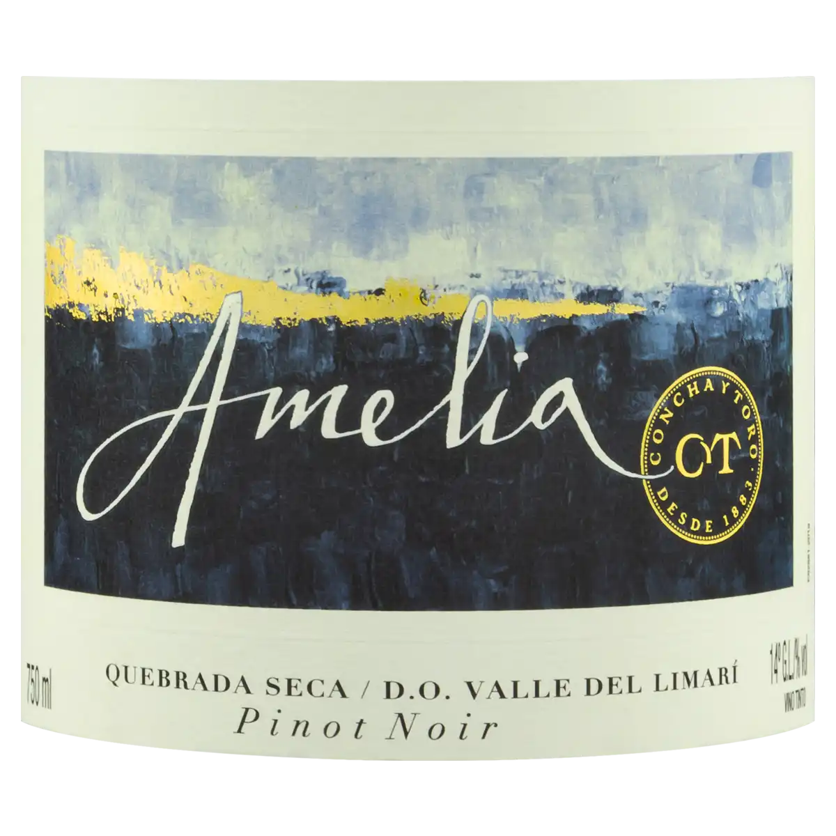 Vinho Chileno Tinto Seco Amelia Pinot Noir Valle del Limarí Garrafa 750ml