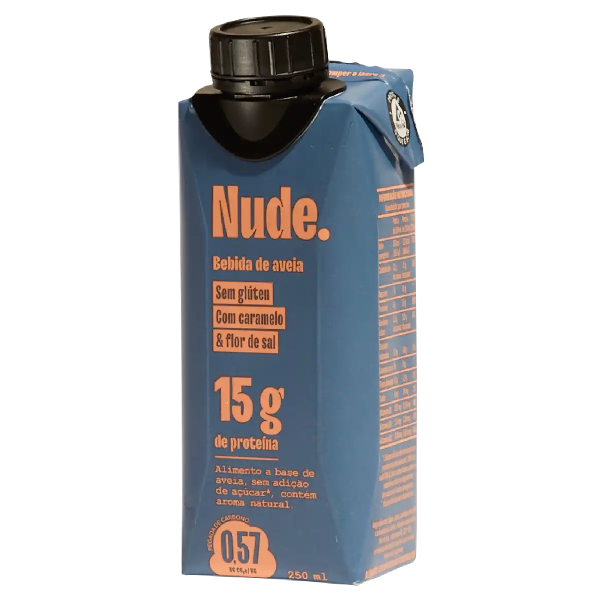 Bebida à Base de Aveia Caramelo & Flor de Sal Nude. Caixa 250ml