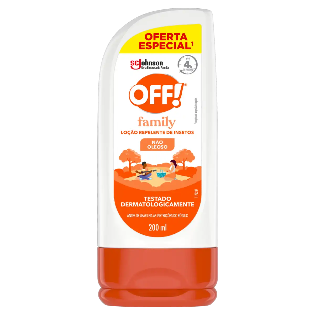 Repelente Loção Off! Family Squeeze 200ml Oferta Especial