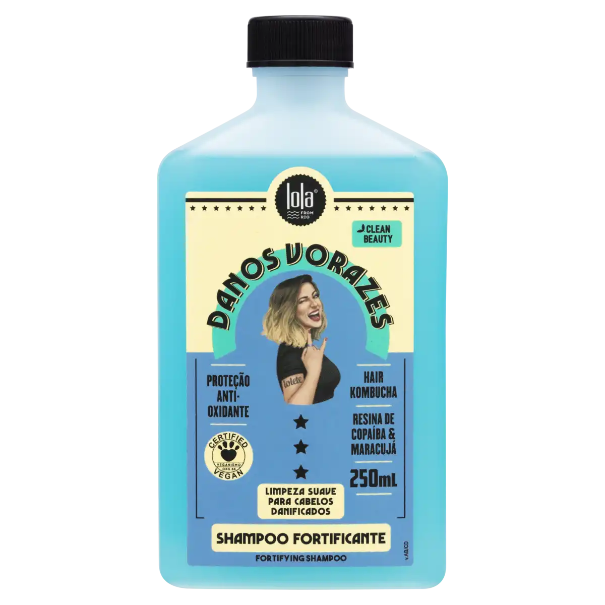 Shampoo Fortificante Lola from Rio Danos Vorazes Frasco 250ml