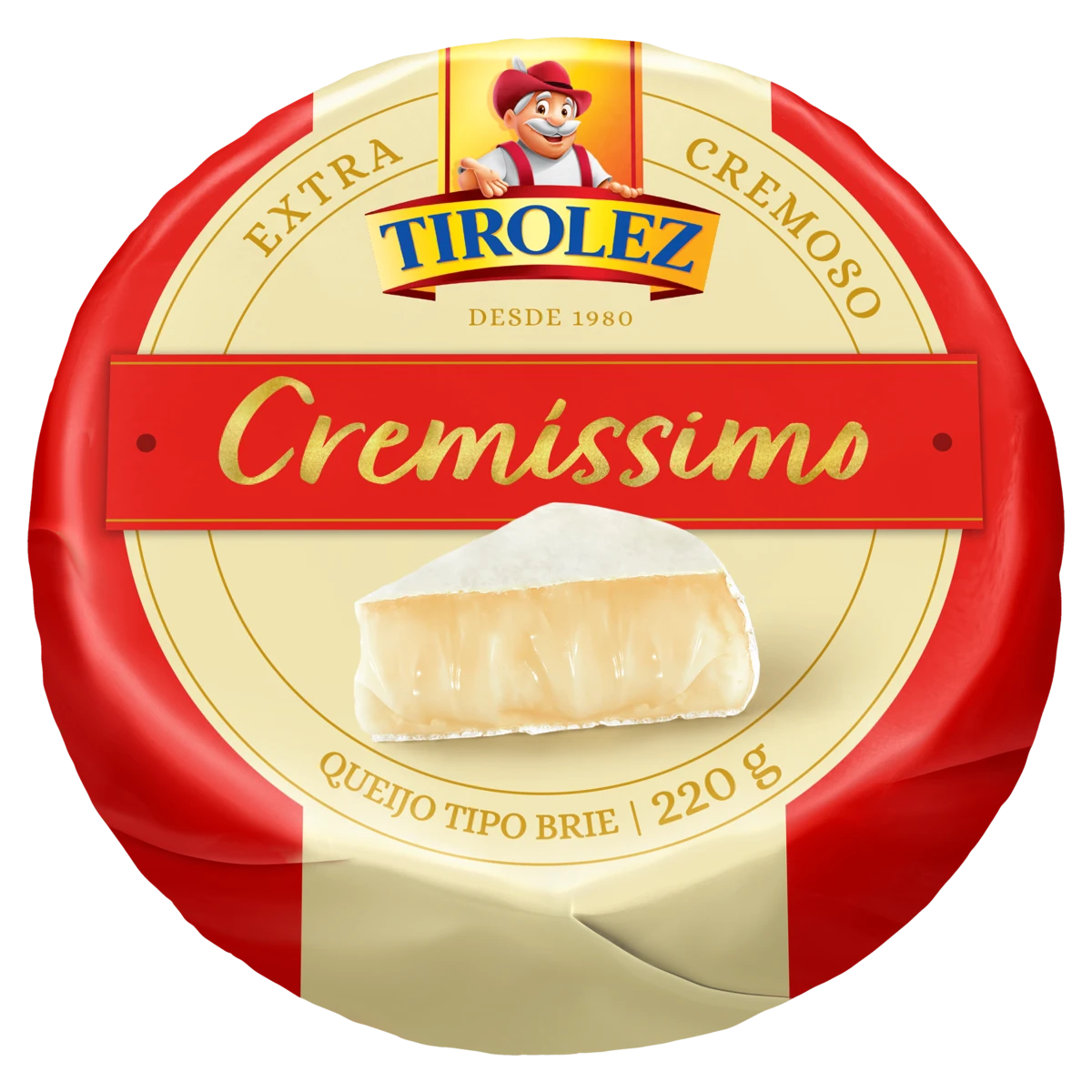 Queijo Brie Tirolez Cremíssimo 220g
