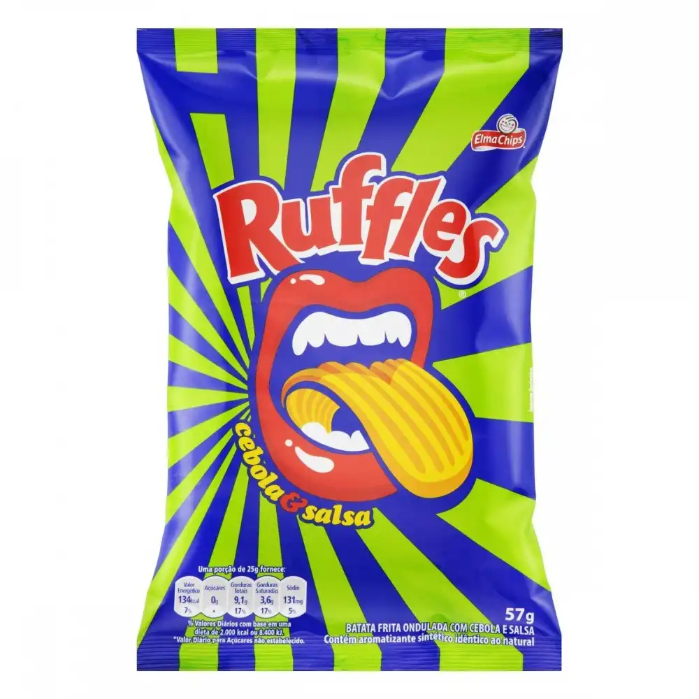 Batata Frita Ruffles 33g Cebola Salsa