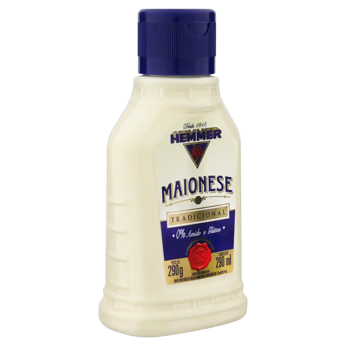 Maionese Tradicional Hemmer Squeeze 290g