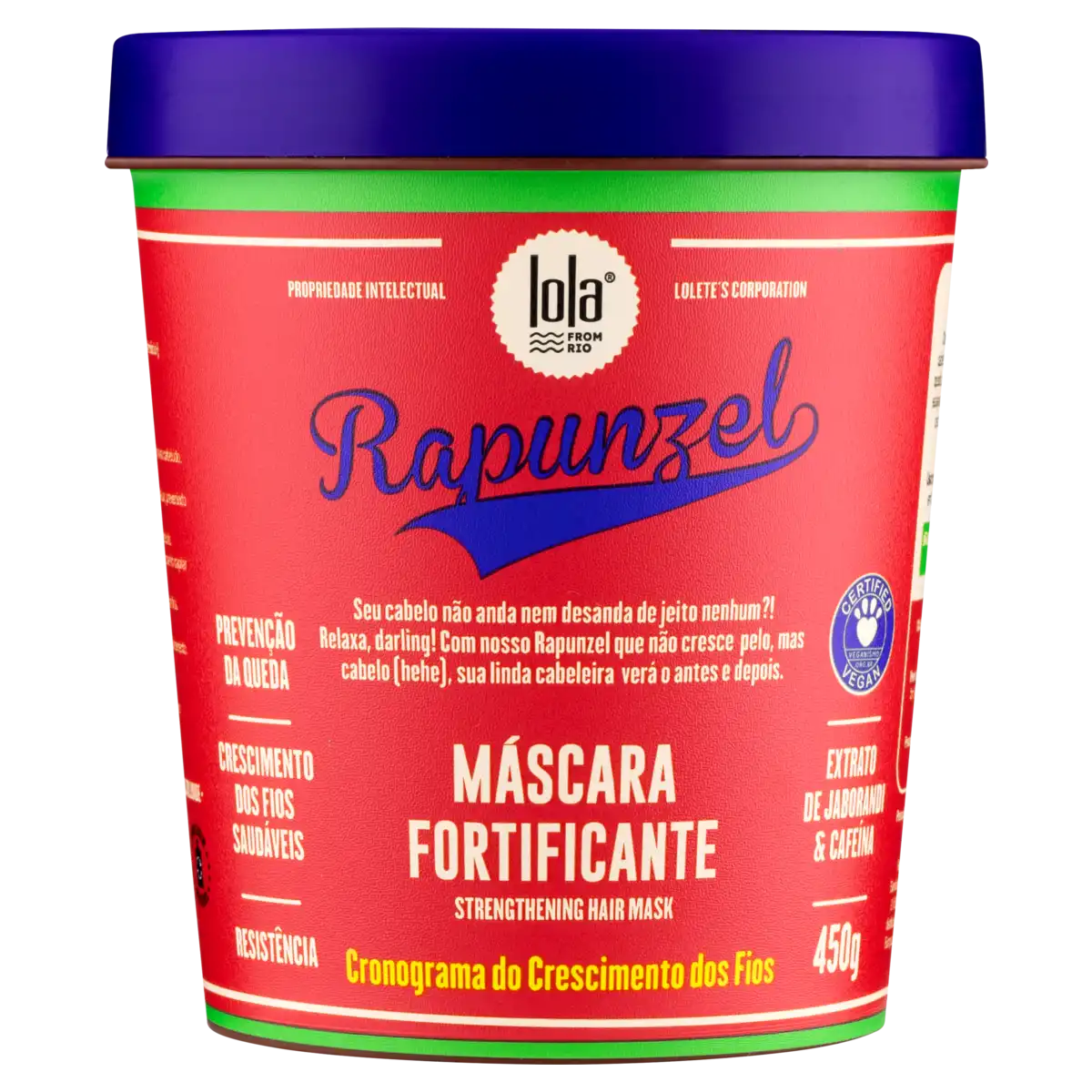 Máscara Fortificante Lola from Rio Rapunzel Pote 450g