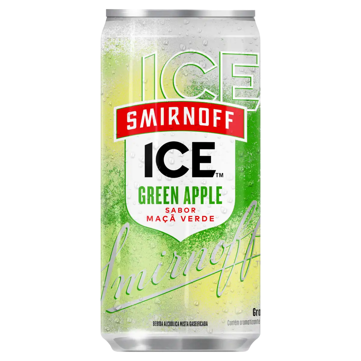 Bebida Mista Alcoólica Gaseificada Green Apple Smirnoff Ice Lata 269ml