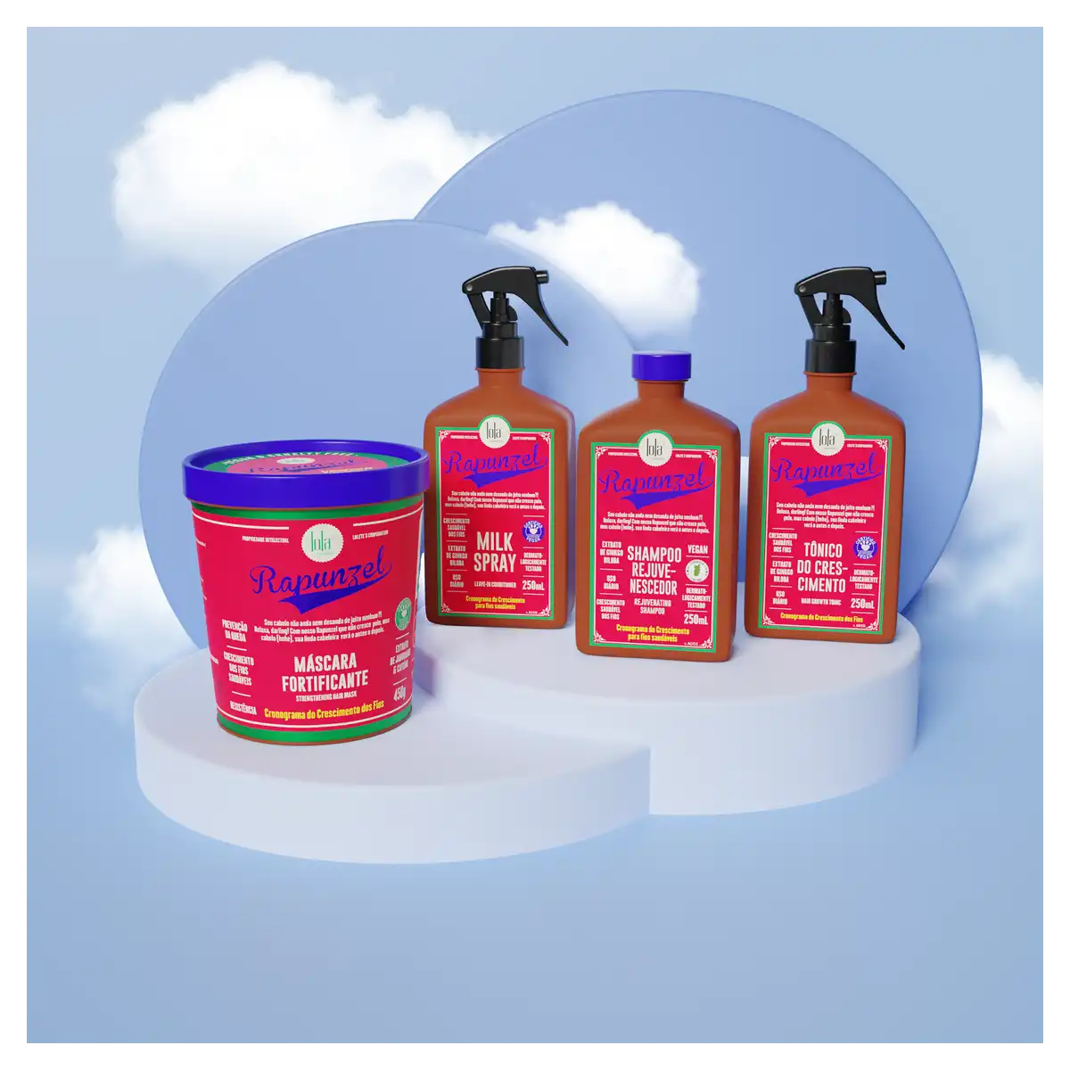 Shampoo Rejuvenescedor Lola from Rio Rapunzel Frasco 250ml