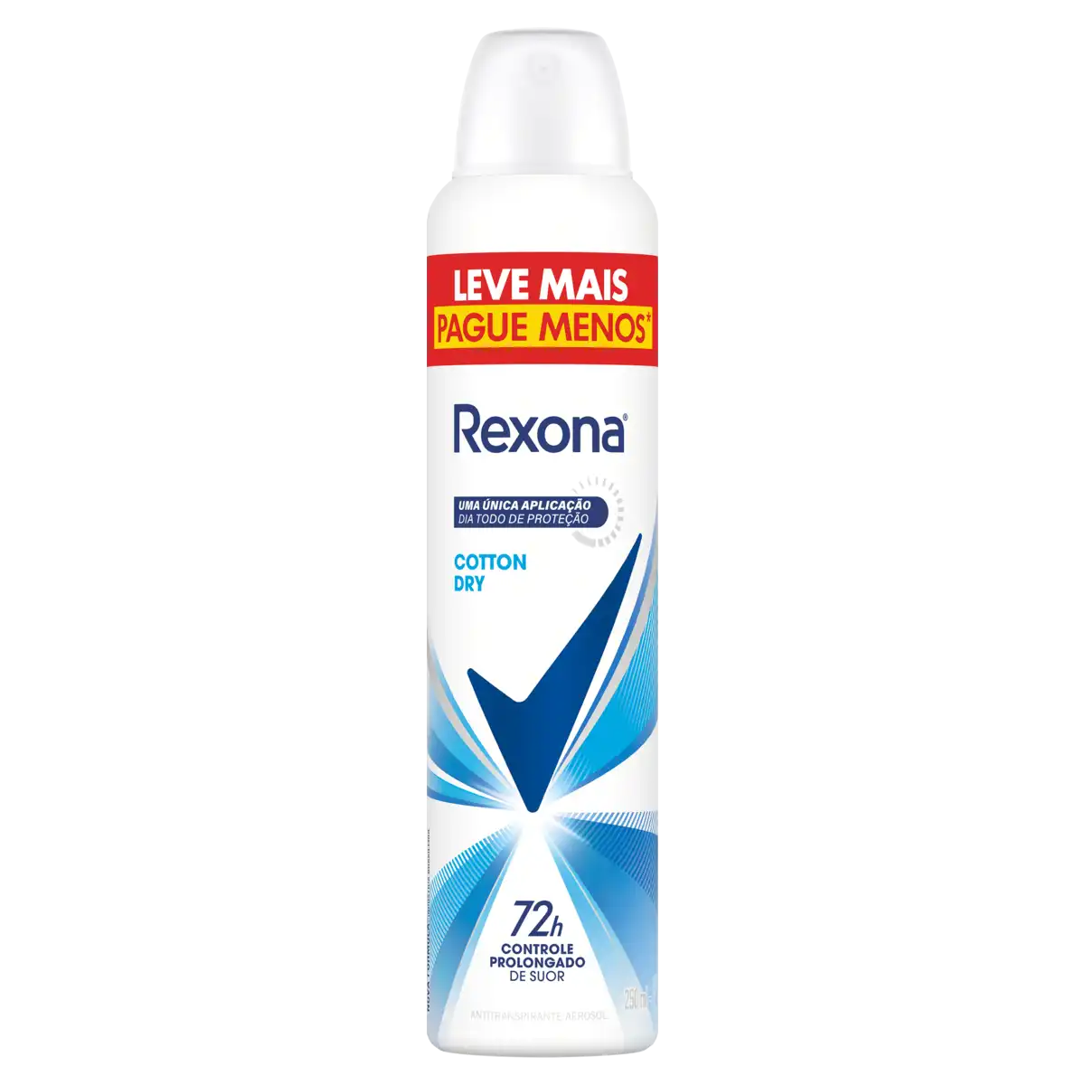 Antitranspirante Aerossol Cotton Dry Rexona 250ml Spray Leve Mais Pague Menos