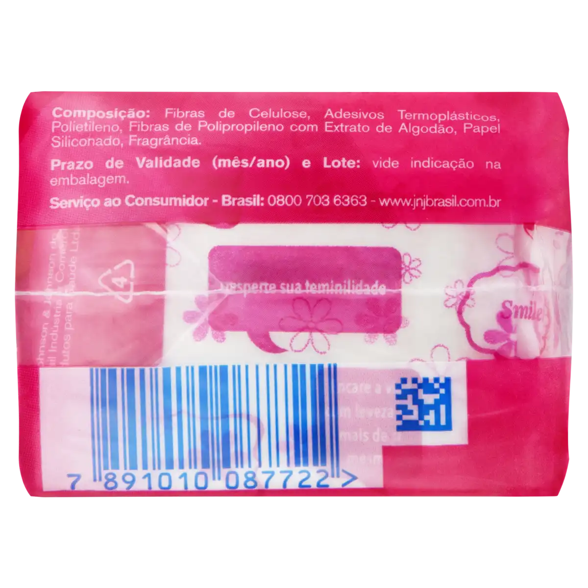 Protetor Diário sem Abas Carefree Proteção Pacote 15 Unidades