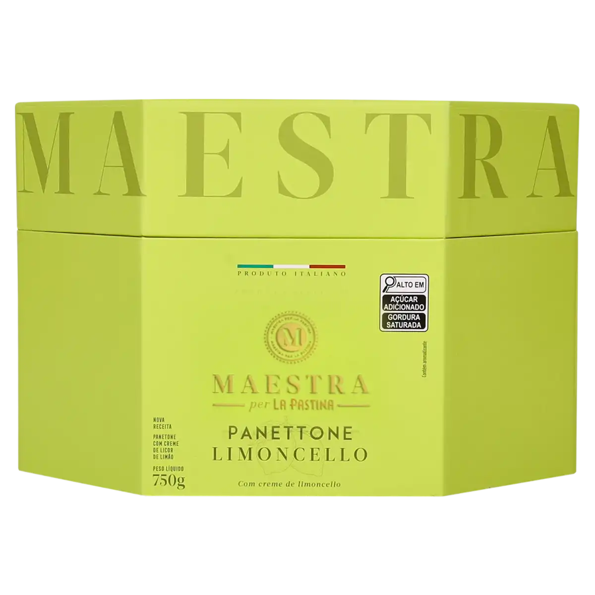 Panettone Limoncello La Pastina Maestra Caixa 750g
