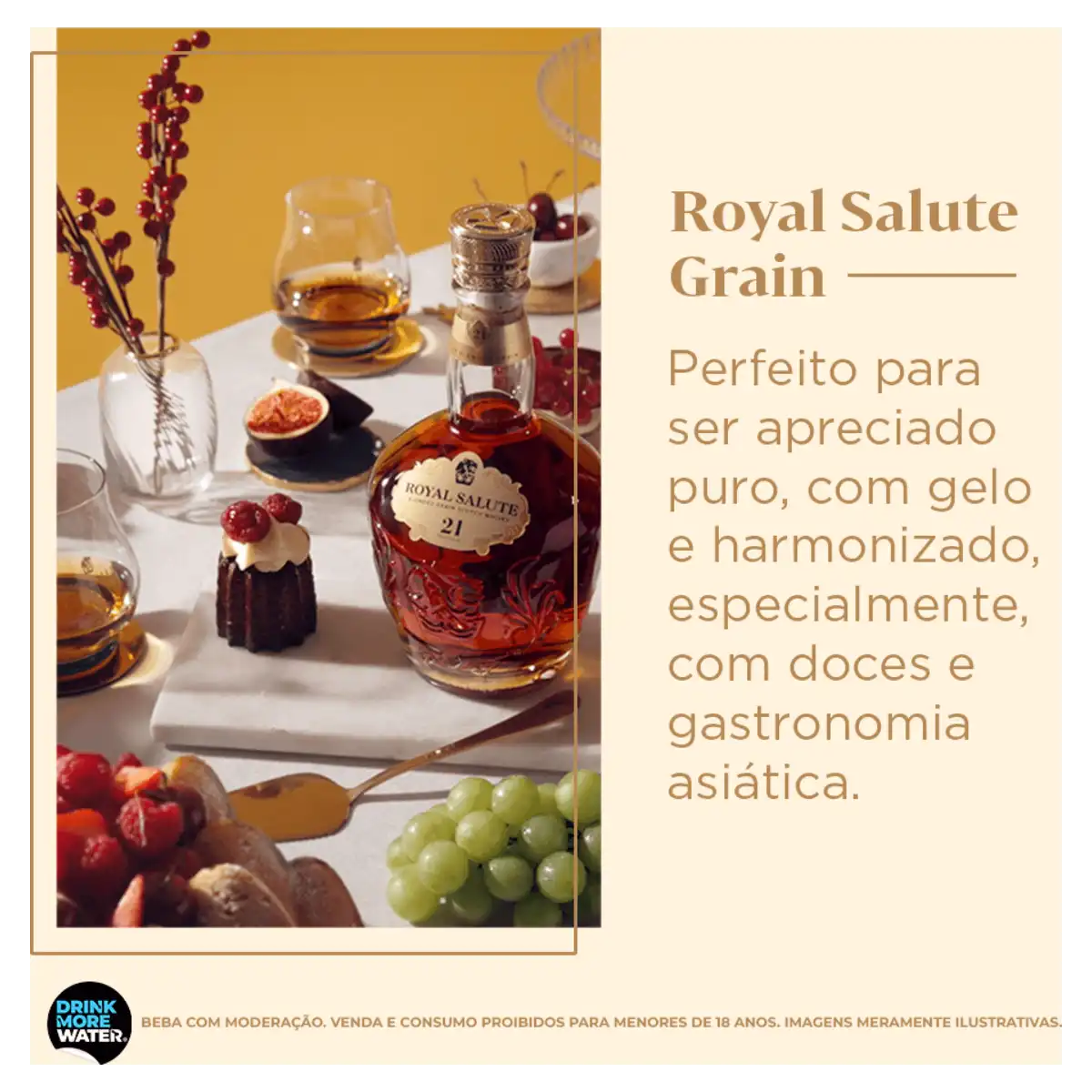 Whisky Escocês Blended Royal Salute The Blended Grain Garrafa 700ml