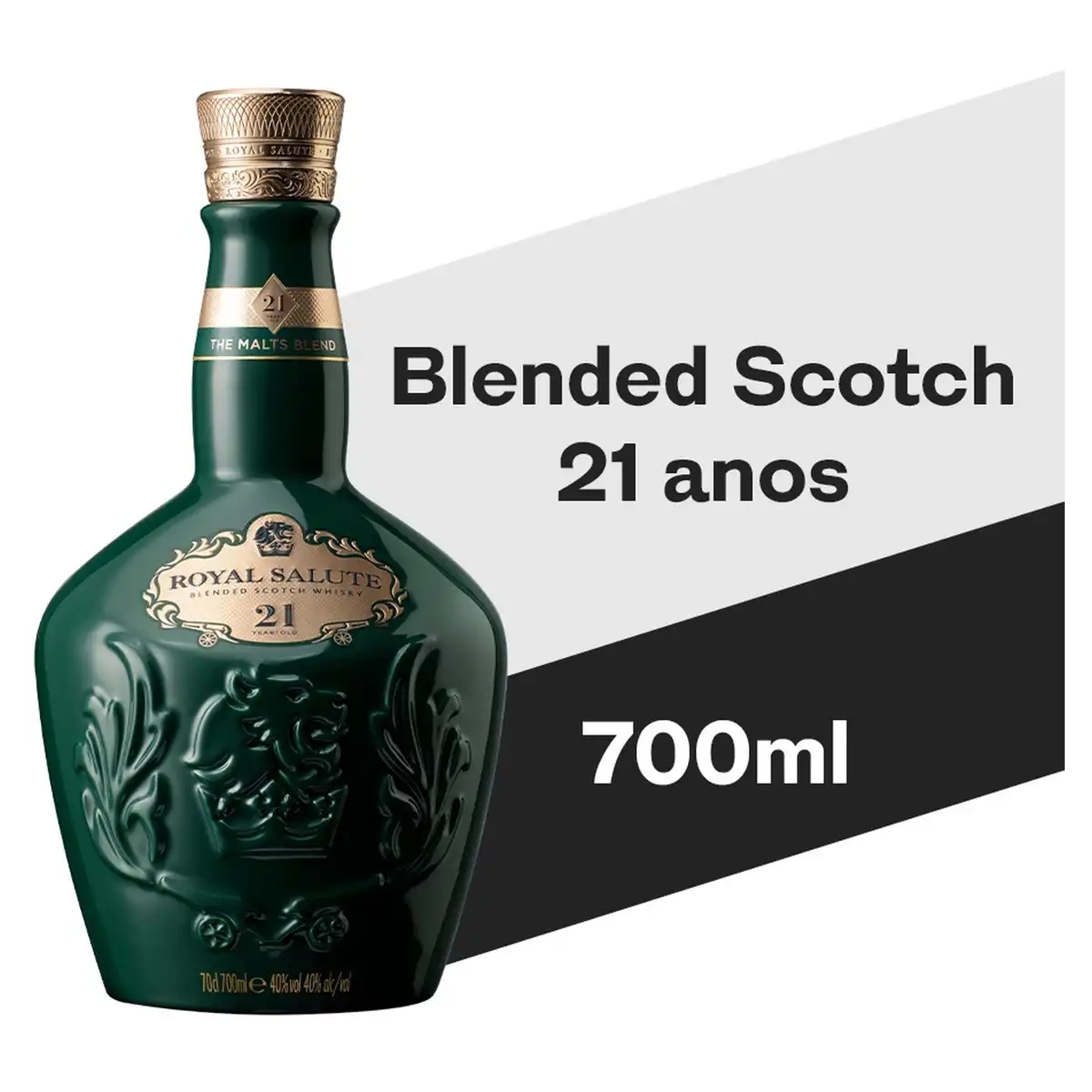 Whisky Escocês Blended Royal Salute The Malts Blend Garrafa 700ml