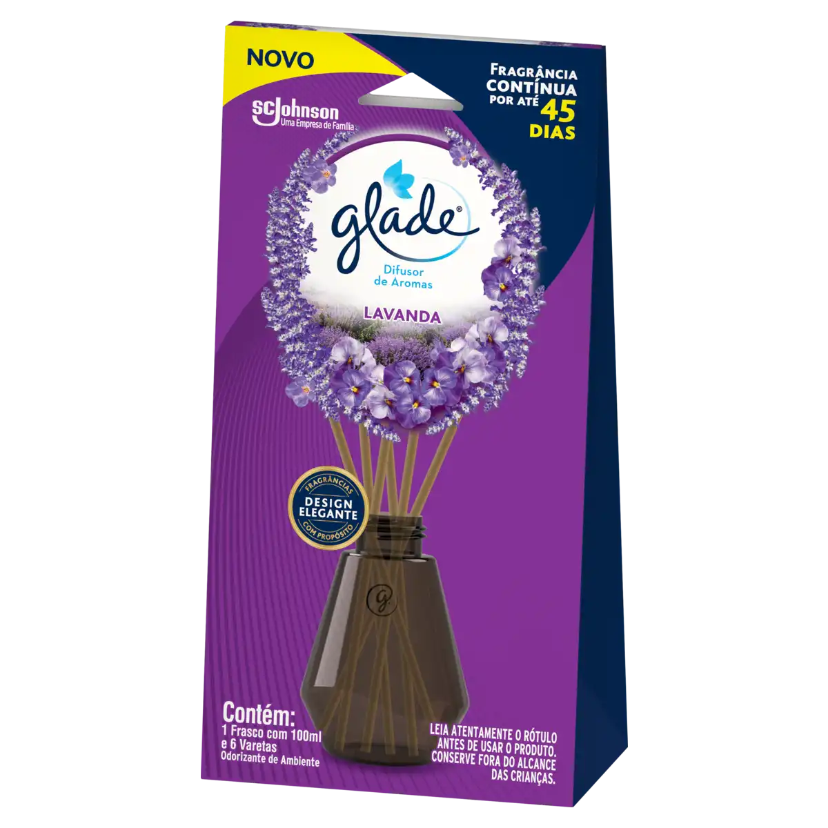 Difusor de Aromas Lavanda Glade Caixa 100ml