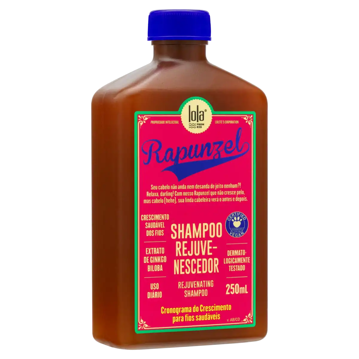 Shampoo Rejuvenescedor Lola from Rio Rapunzel Frasco 250ml