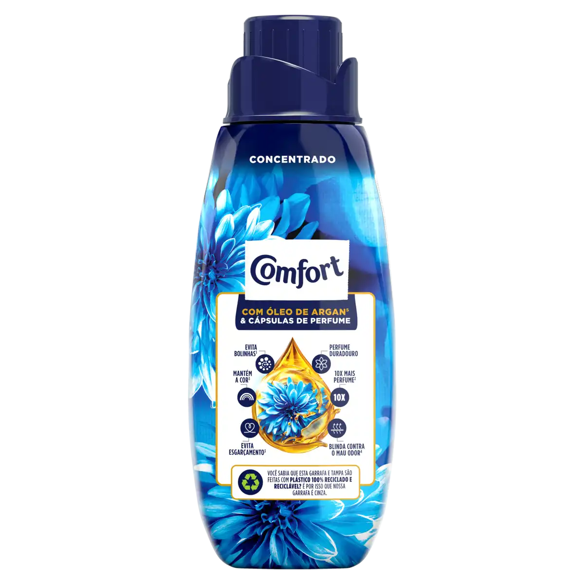 Amaciante de Roupa Concentrado Frescor Intenso Comfort Frasco 500ml