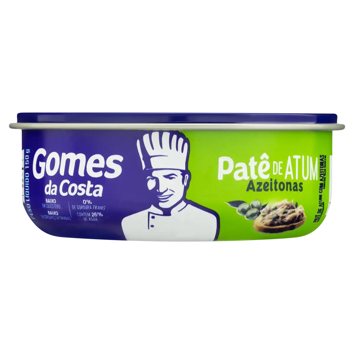 Patê de Atum com Azeitonas Gomes da Costa Lata 150g