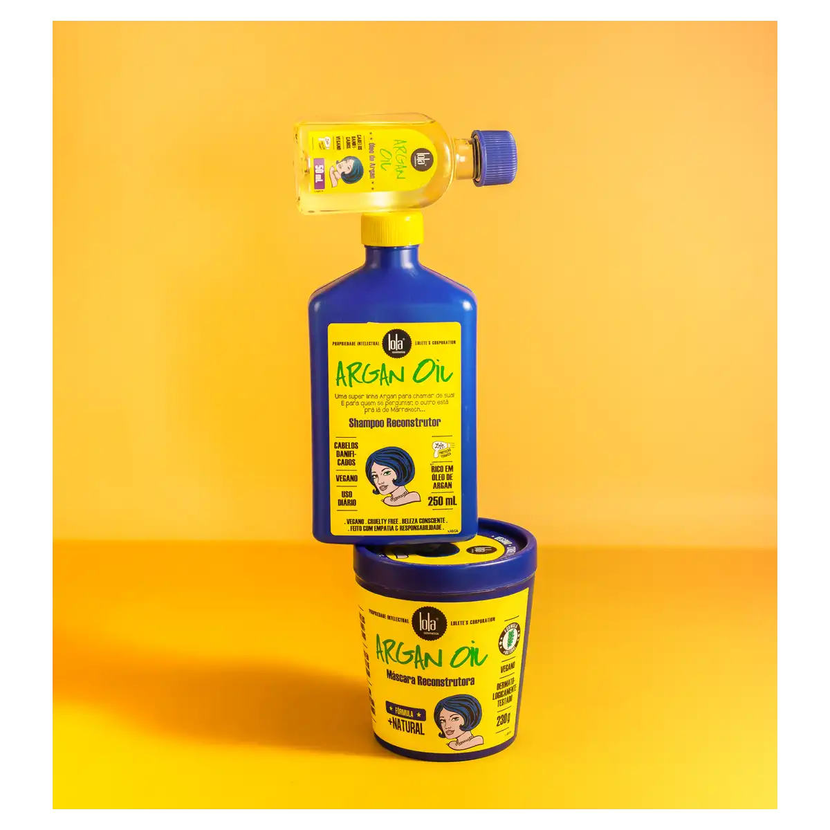 Máscara Reconstrutora Lola from Rio Argan Oil Pote 230g