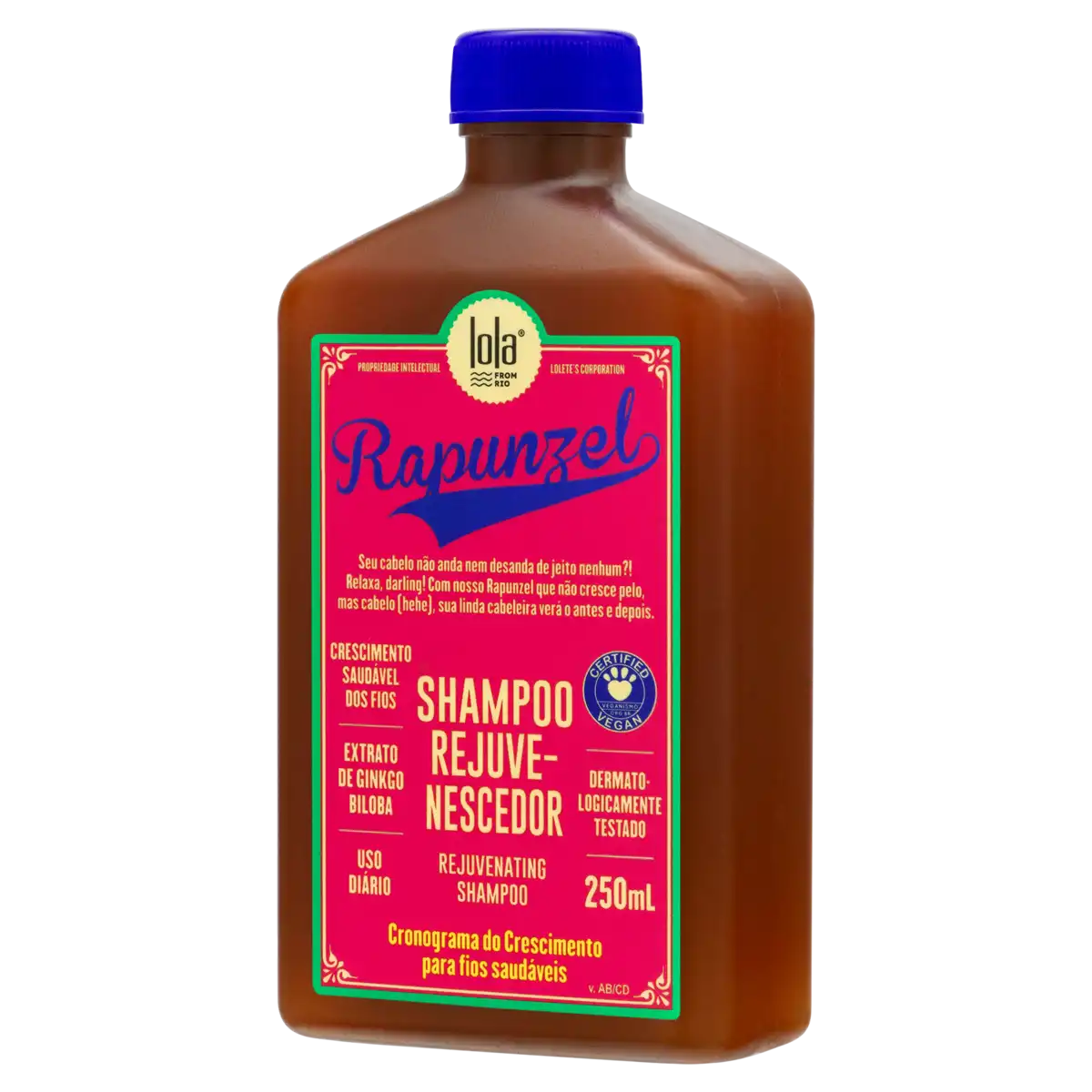 Shampoo Rejuvenescedor Lola from Rio Rapunzel Frasco 250ml