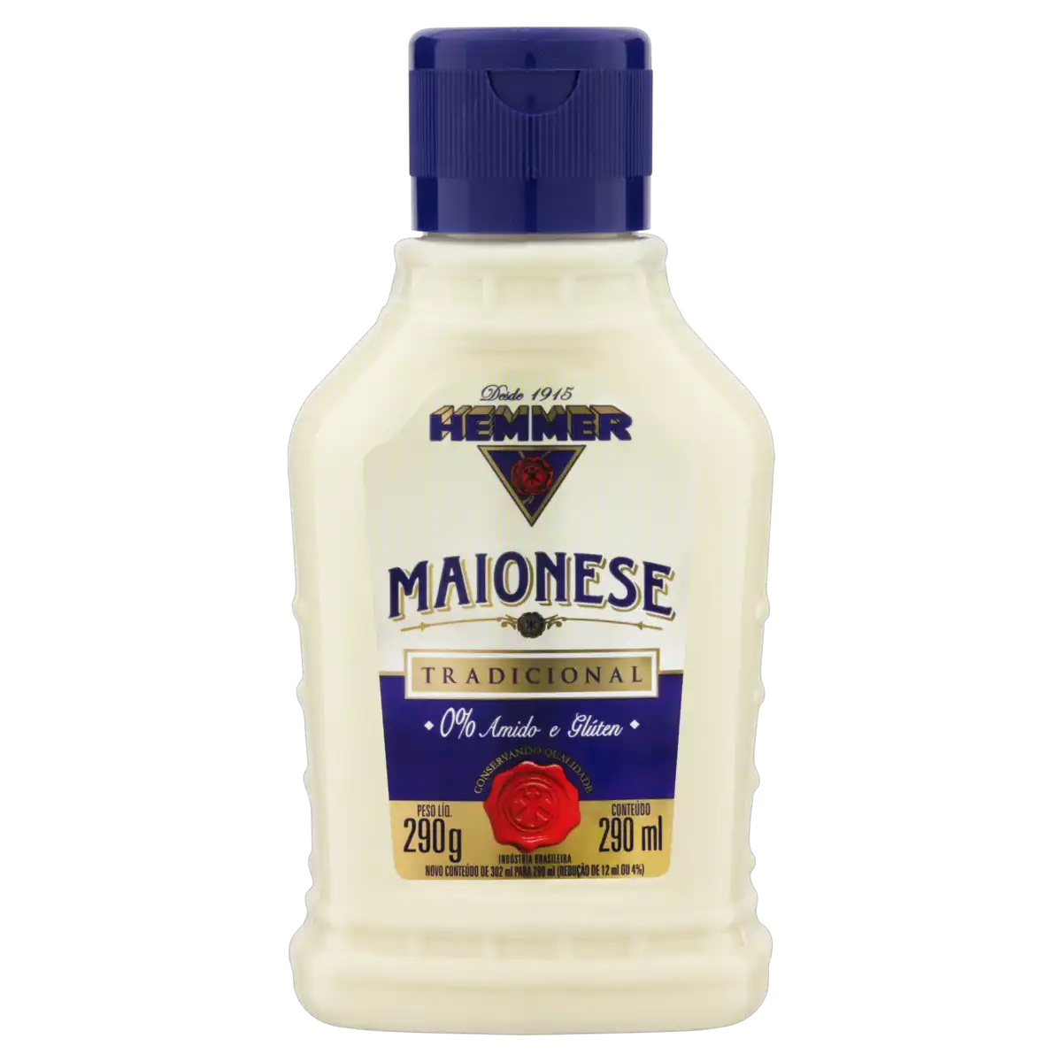 Maionese Tradicional Hemmer Squeeze 290g