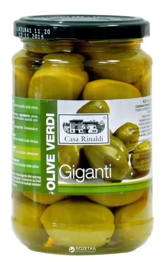 Azeitona Verde Gigante Casa Rinaldi 310g