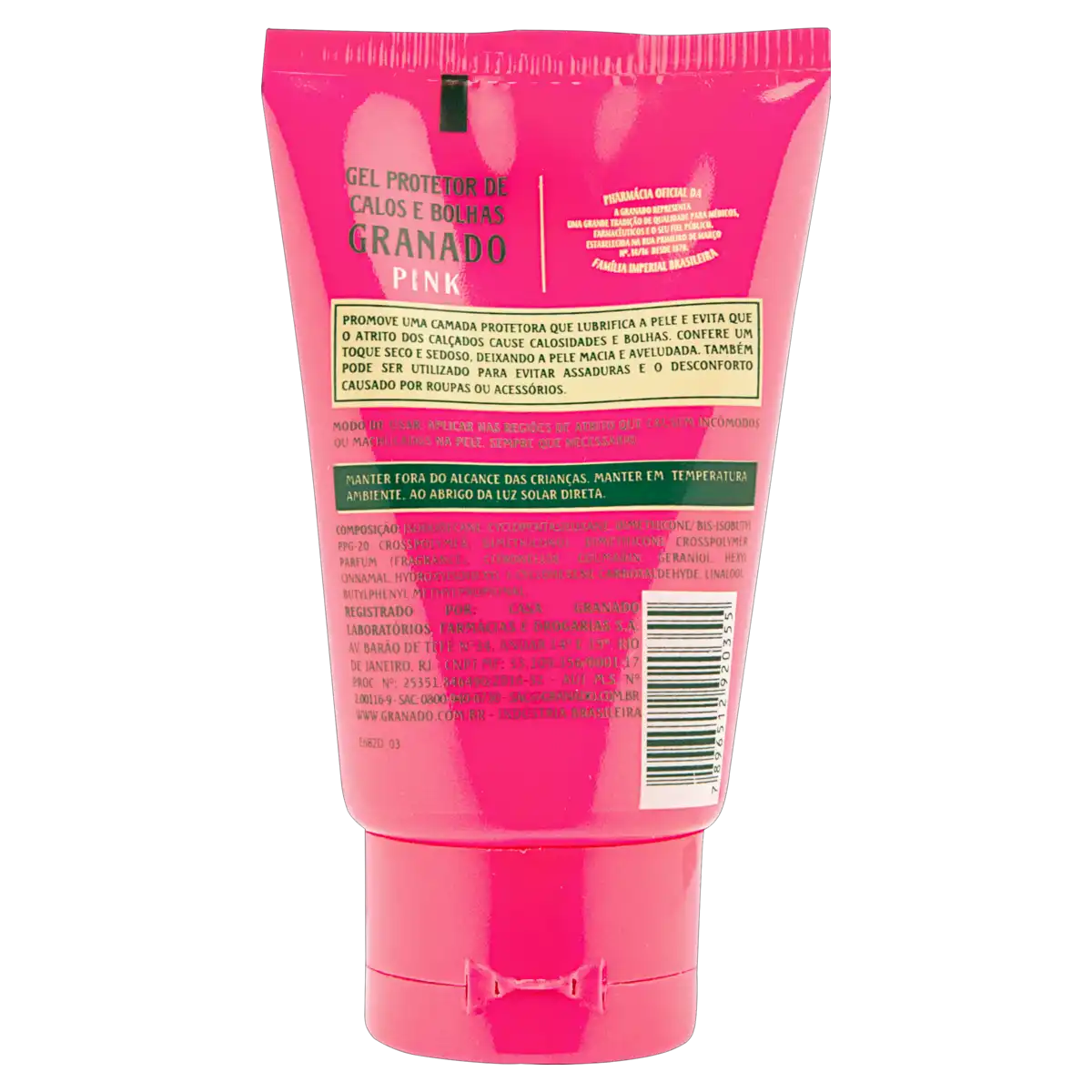 Gel Protetor para os Pés de Calos e Bolhas Granado Pink Bisnaga 45g