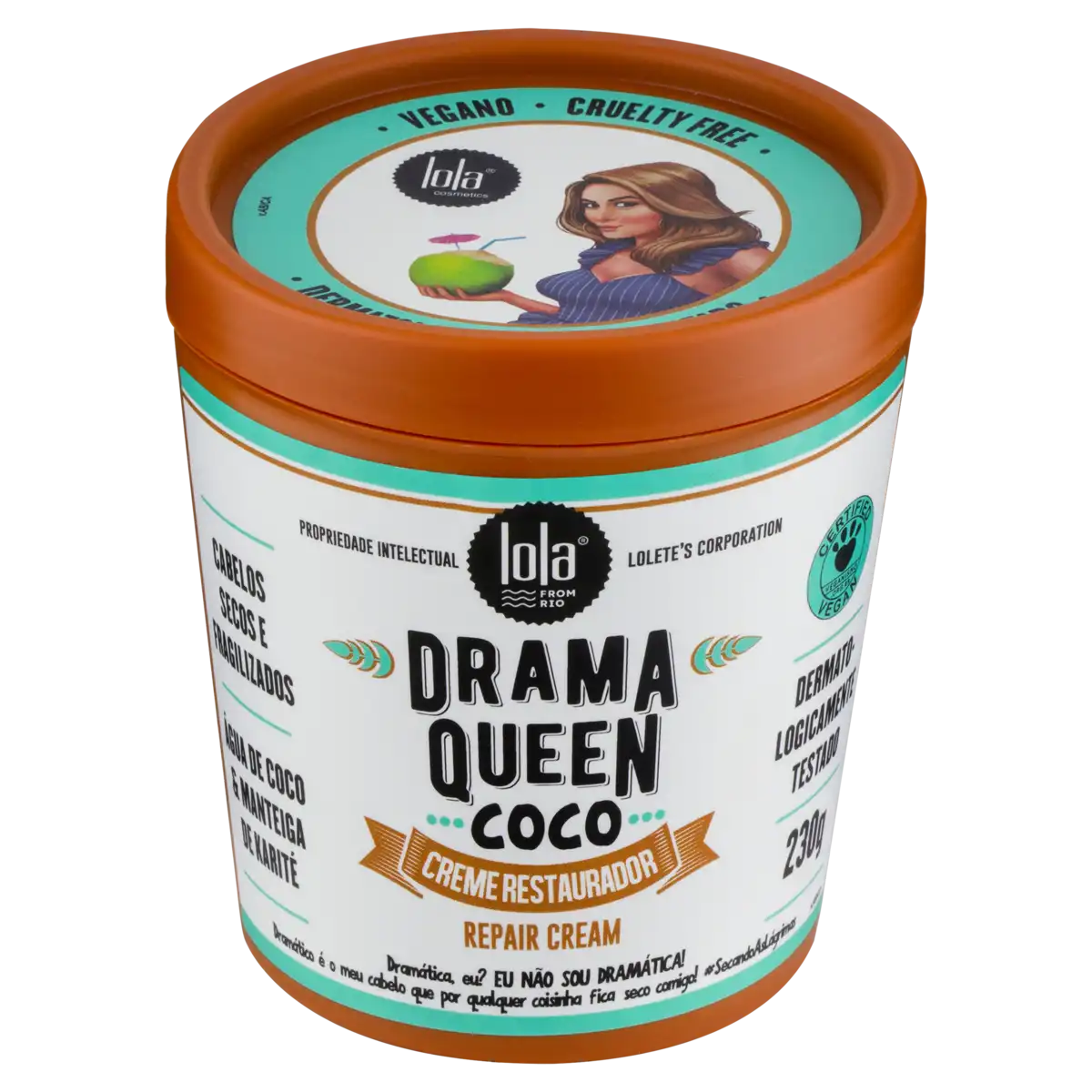Tratamento Restaurador Coco Lola from Rio Drama Queen Pote 230g