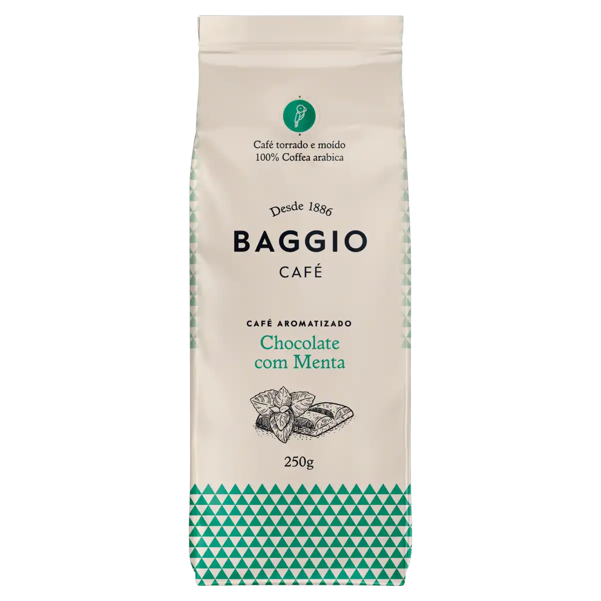 Café Torrado e Moído Chocolate com Menta Baggio Pacote 250g