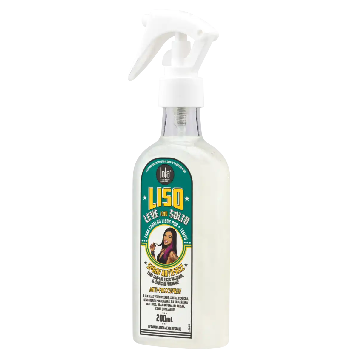 Finalizador Antifrizz Lola from Rio Liso, Leve and Solto Frasco 200ml Borrifador