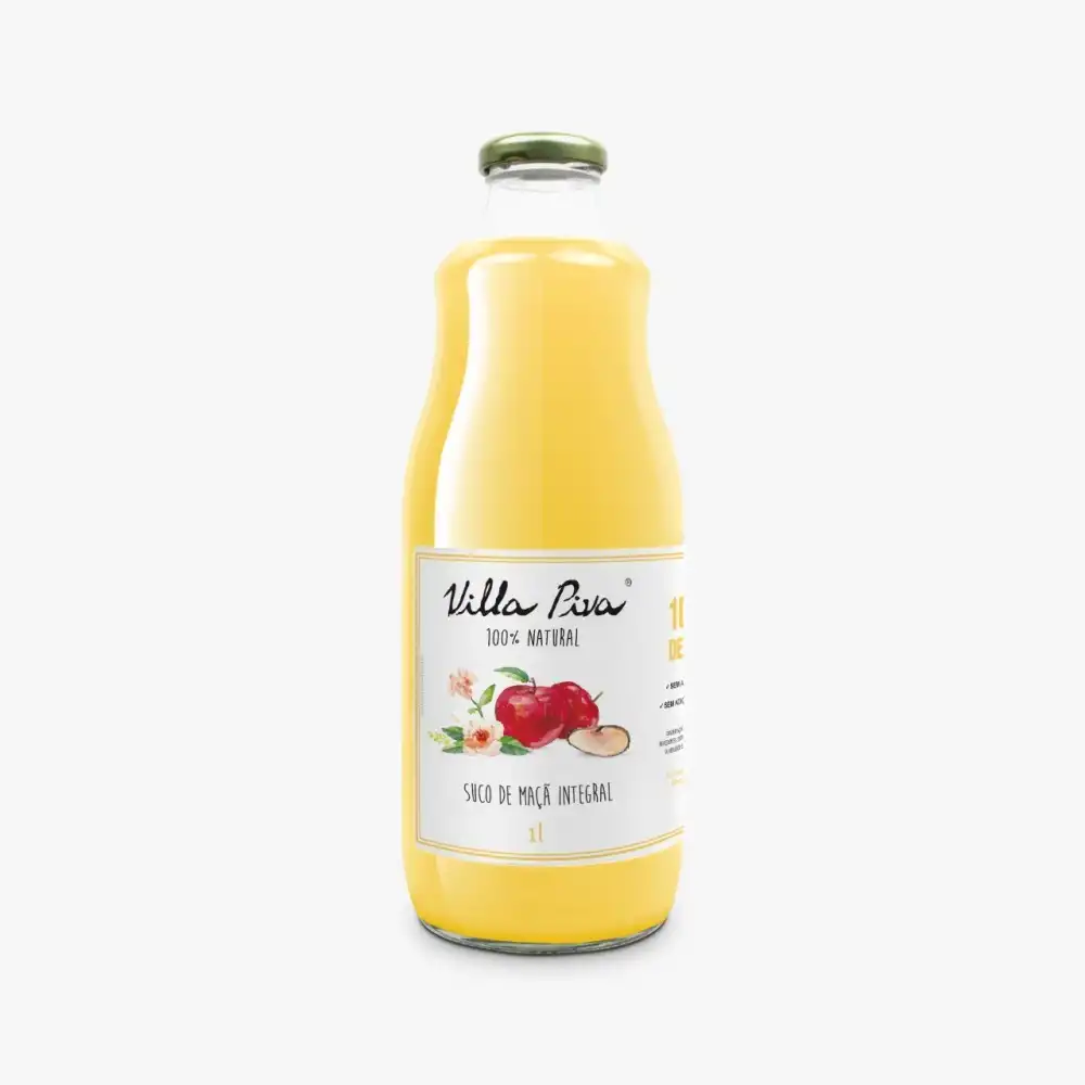 Suco Villa Piva de maçã integral 1l