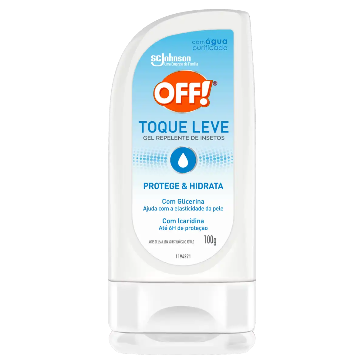 Repelente Gel Off! Toque Leve Caixa 100g