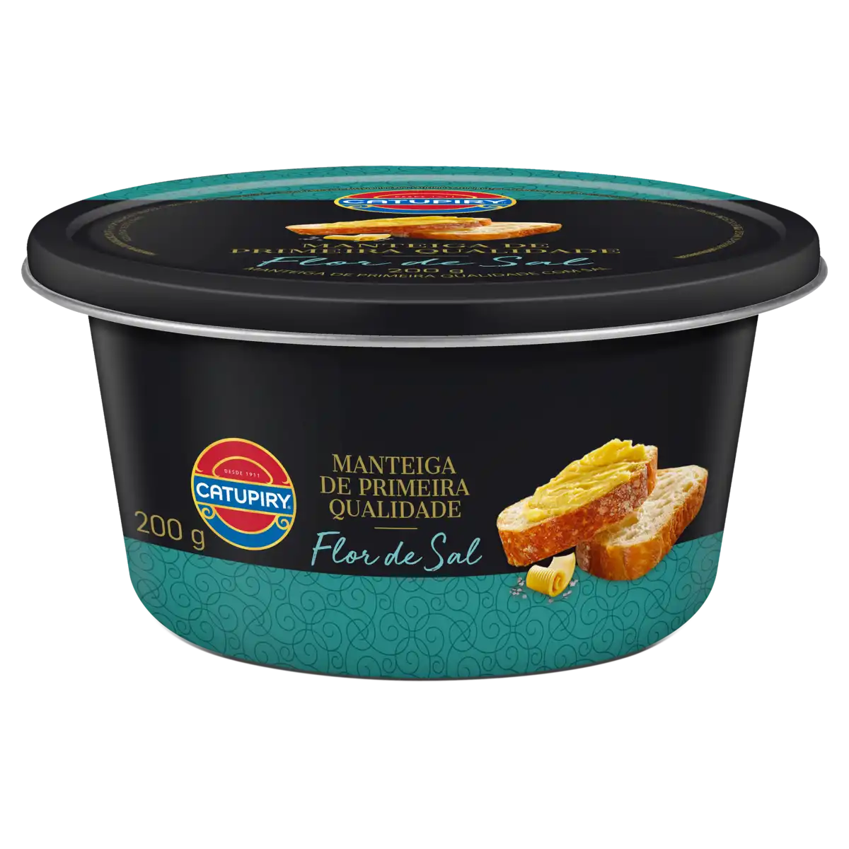 Manteiga de Primeira Qualidade com Flor de Sal Catupiry Lata 200g