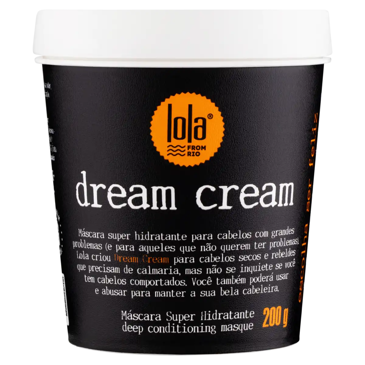 Máscara Super Hidratante Lola from Rio Dream Cream Pote 200g