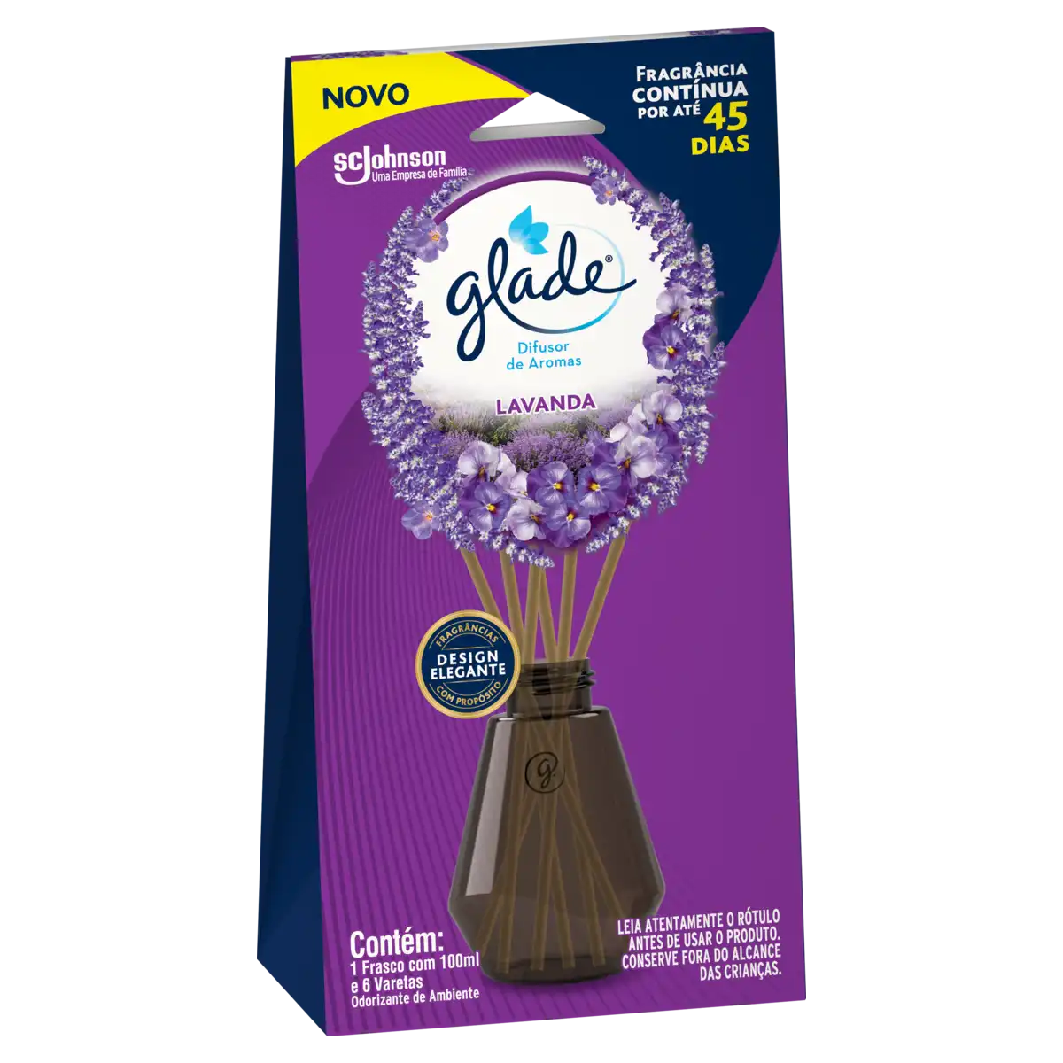 Difusor de Aromas Lavanda Glade Caixa 100ml