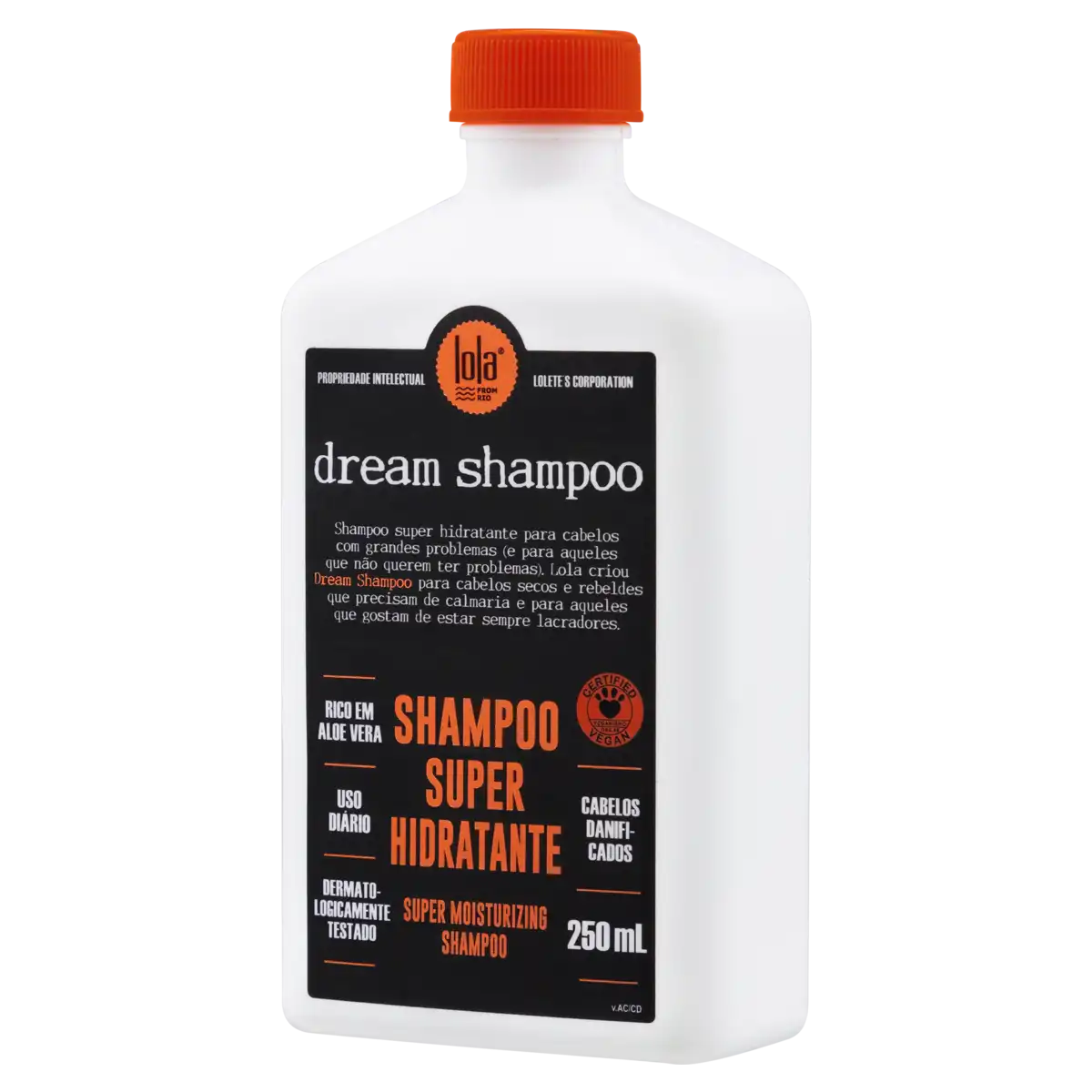 Shampoo Super Hidratante Lola from Rio Dream Frasco 250ml