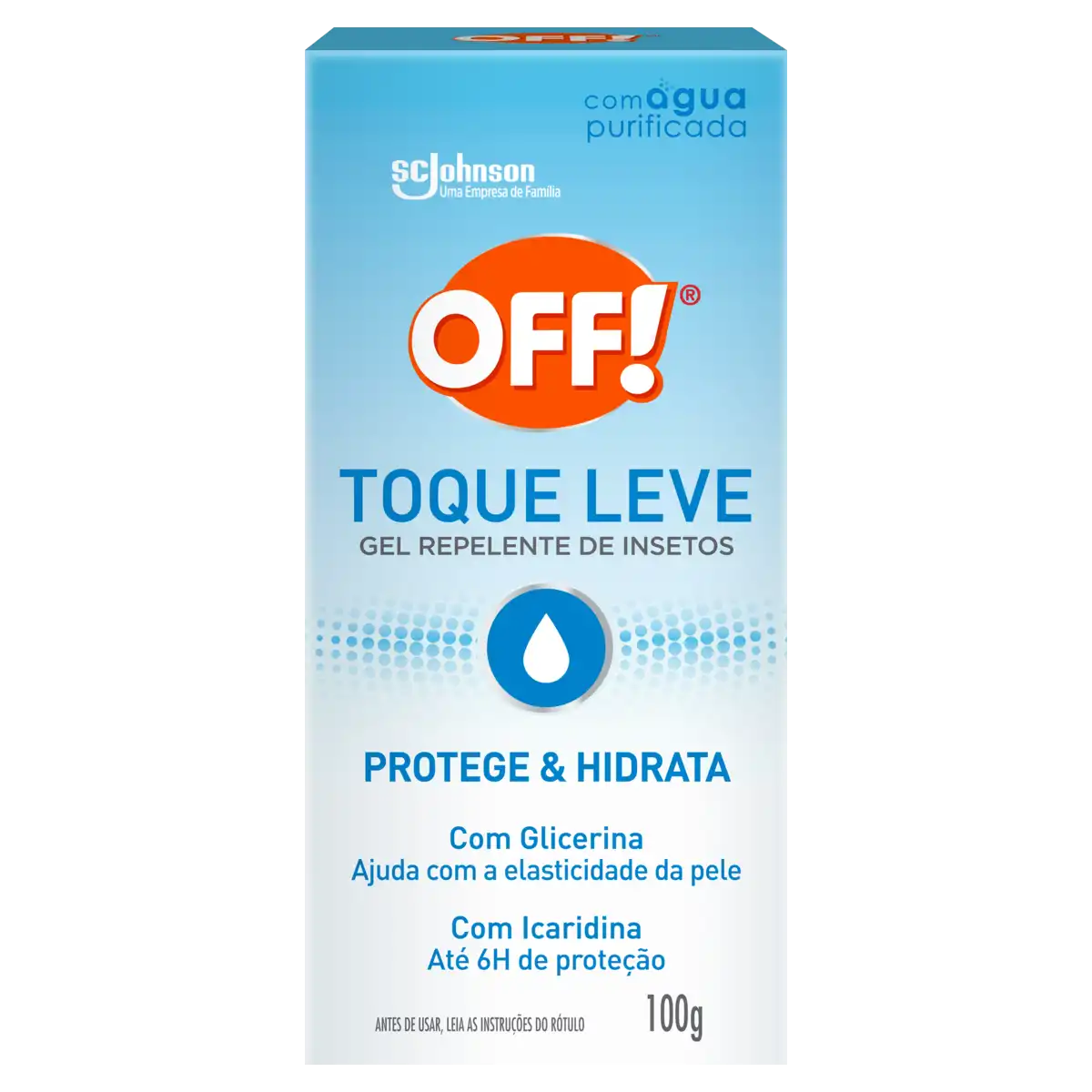 Repelente Gel Off! Toque Leve Caixa 100g