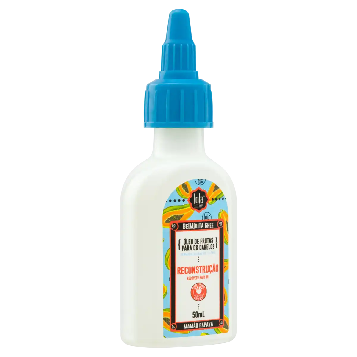 Óleo Reconstrução de Mamão Papaya Lola from Rio Be(M)dita Ghee Frasco 50ml