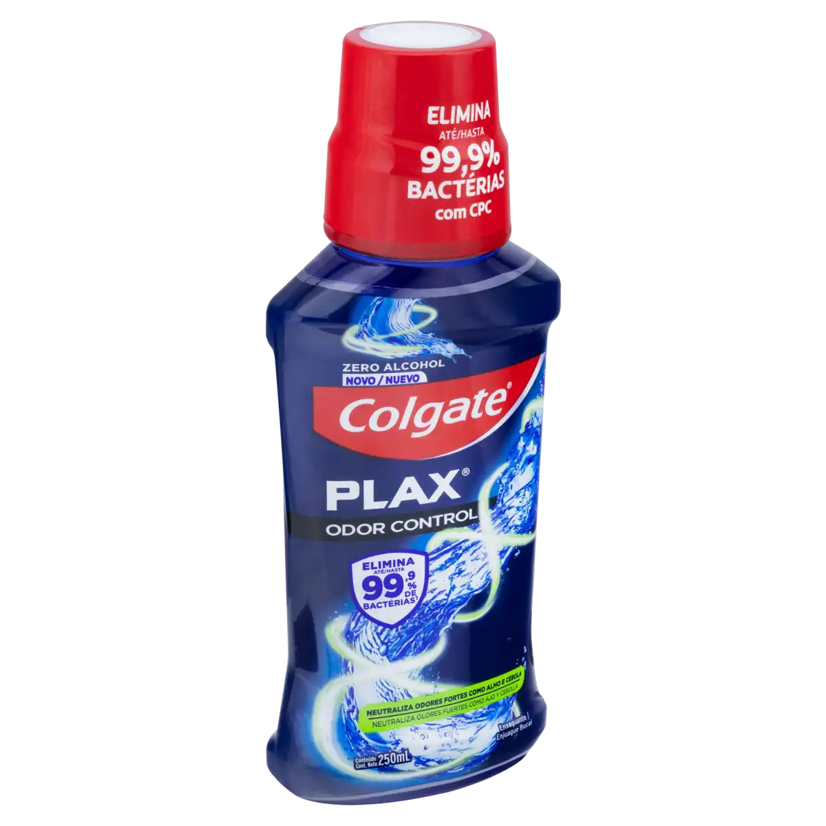 Enxaguante Bucal Zero Álcool Colgate Plax Odor Control Frasco 250ml