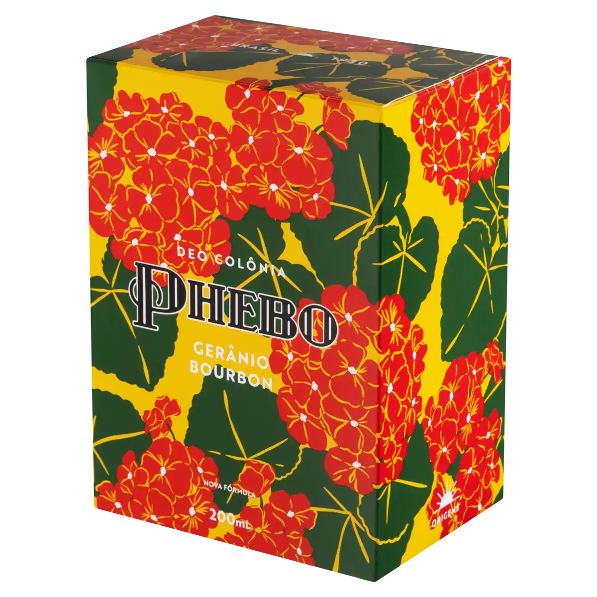 Deo Colônia Gerânio Bourbon Phebo Caixa 200ml