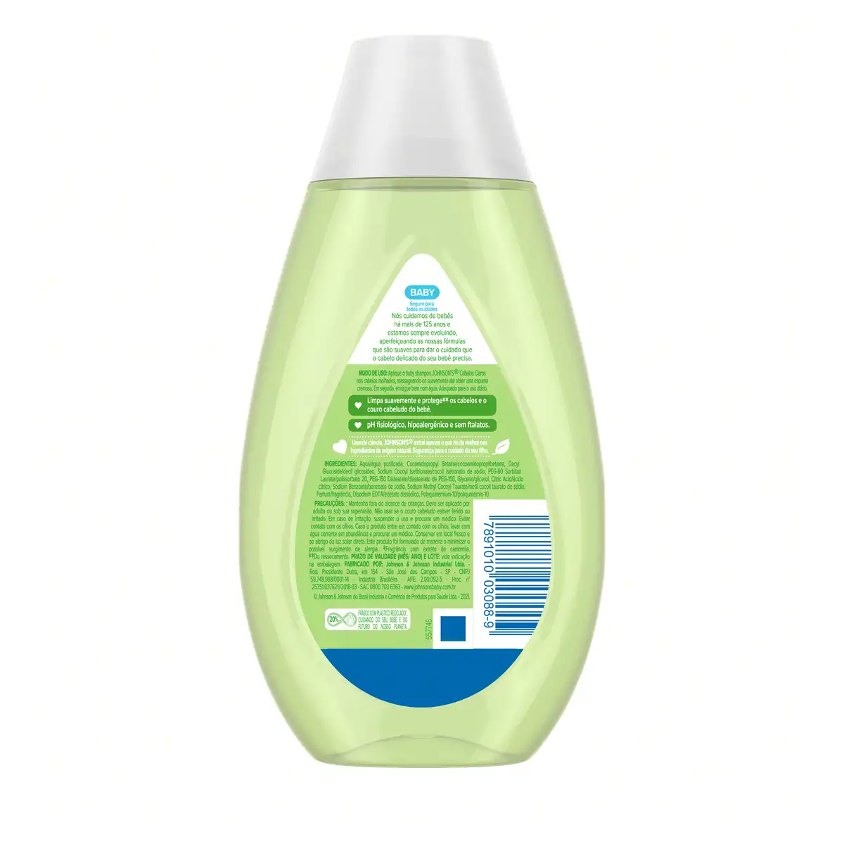 Shampoo Camomila Natural Johnson's Baby Frasco 200ml