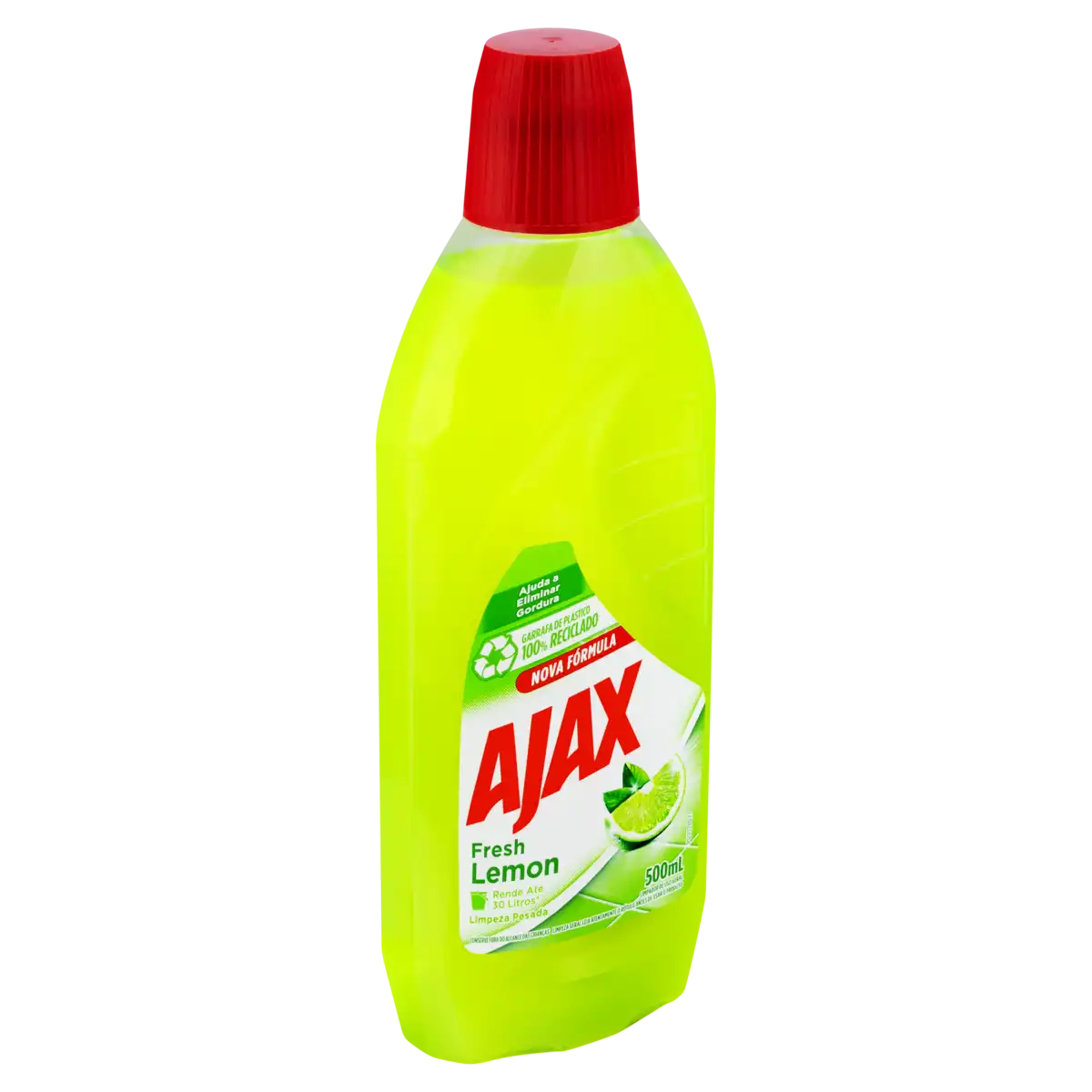 Limpador Limpeza Pesada Lemon Ajax Fresh Frasco 500ml