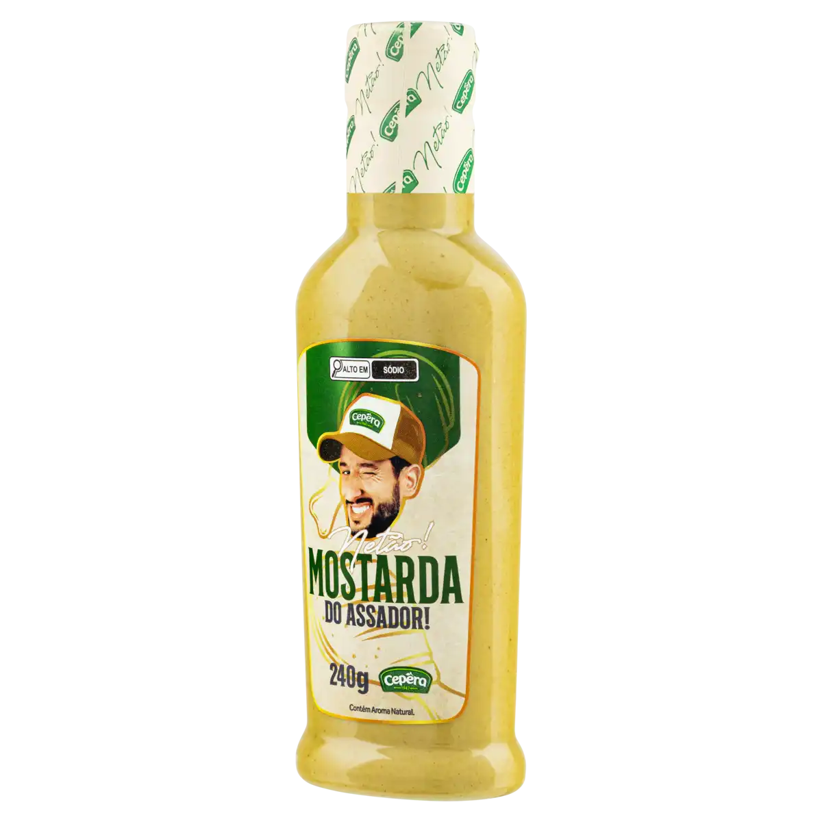 Mostarda Netão! Cepêra do Assador! Squeeze 240g