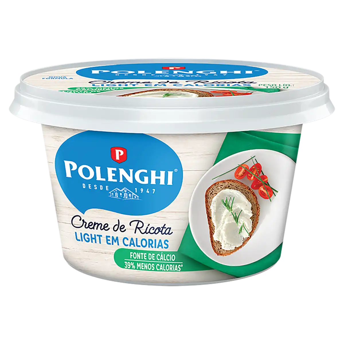 Creme de Queijo Ricota Light Polenghi Pote 150g