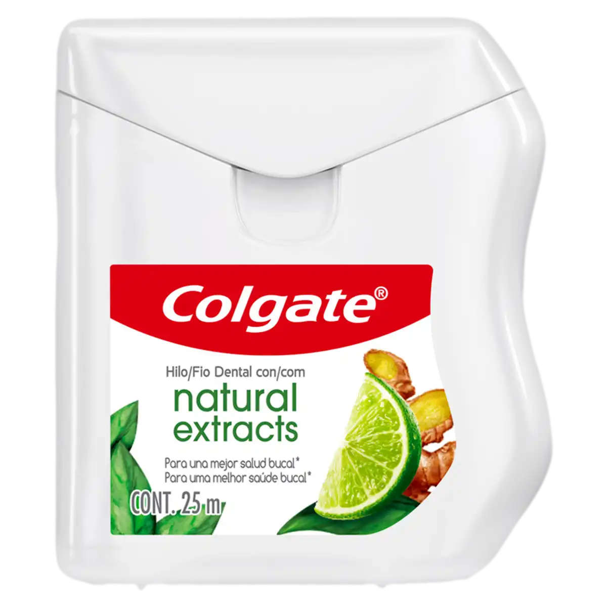 Fio Dental Encerado Citrus e Gengibre Colgate Natural Extracts 25m