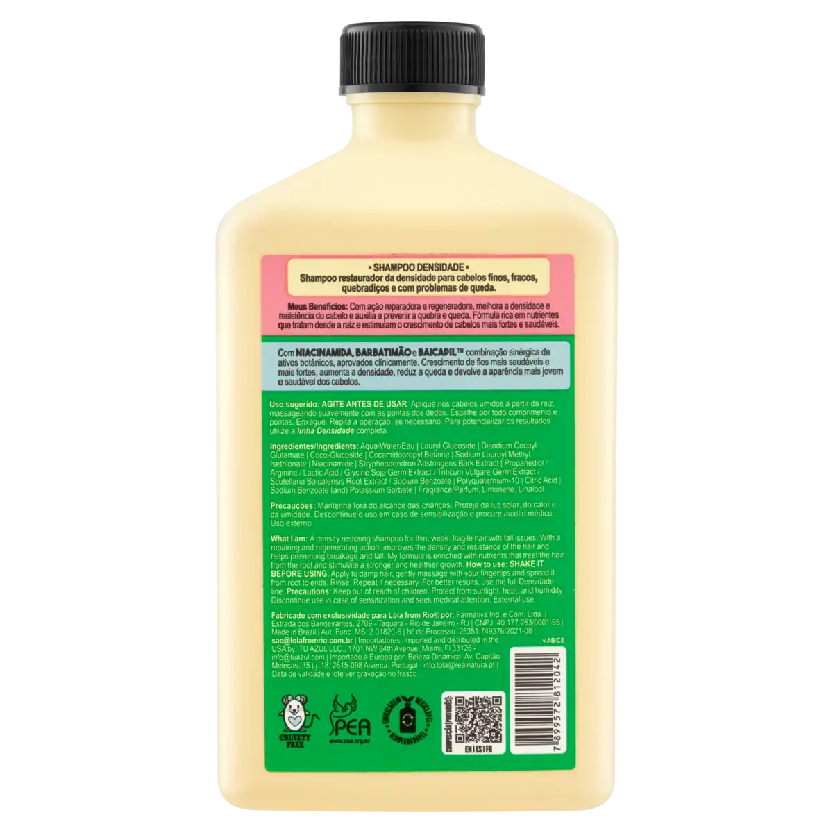Shampoo Lola from Rio Densidade Frasco 250ml
